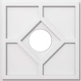 thumbnail image 2 of Ekena Millwork CMP18EY-05000 18 in. OD x 5 in. ID Square Embry Architectural Grade PVC Contemporary Ceiling Medallion, 2 of 4