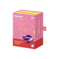 Satisfyer Double Plus Couples Vibrator with Remote Control GSpot and Clitoral Stimulation