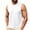 A409-White, variant on Kalauyu Sleeveless Gym Tank Tops for Men Round Neck Soft Smooth Breathable Loose Solid Color Summer Athletic Muscle Basic Tank Tops