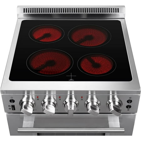 Forno Appliances - Loiano Alta Qualita 2.3 Cu. Ft. Freestanding Electric Range - Silver
