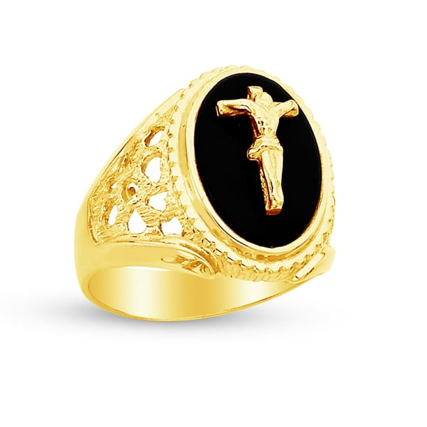 Jewels 14k Yellow Gold Black Onyx Men S Cross Crucifix Ring Size 9 5 Walmart Com Walmart Com Jewels 14k Yellow Gold Black Onyx Men S Cross Crucifix Ring Size 9 5 Walmart Com Walmart Com