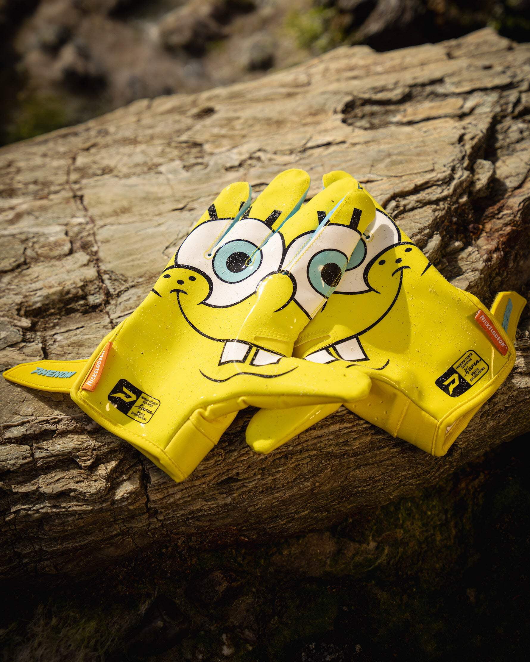 SpongeBob Football Gloves - VPS5 By Phenom Elite (XL)