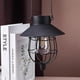 thumbnail image 2 of Solar Lanterns Outdoor Hanging Metal Vintage Lantern Warm White Solar Lights Lamp Design Black, 2 of 5
