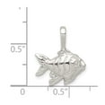 thumbnail image 5 of 925 Sterling Silver Fish Charm Pendant, 5 of 5