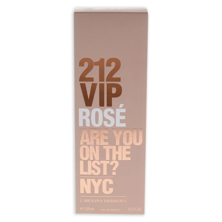 212 Vip Rose Eau De Parfum Spray By Carolina Herrera - 4.2 oz 212 Vip Rose Eau De Parfum Spray By Carolina Herrera - 4.2 oz
