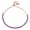 Purple, variant on Everly Women's 3 3/4ct TGW Sky Blue Topaz Sterling Silver Tassel Bolo Bracelet