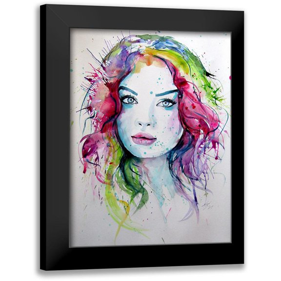 Kovacs, Anna Brigite 12x14 Black Modern Framed Museum Art Print Titled - Charming Girl XVI