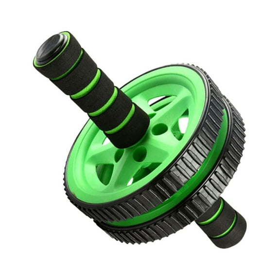 SOPOTUTU Green Abdominal Wheel with Non- Handles for Core Strength, Toning, and Full Body Workout