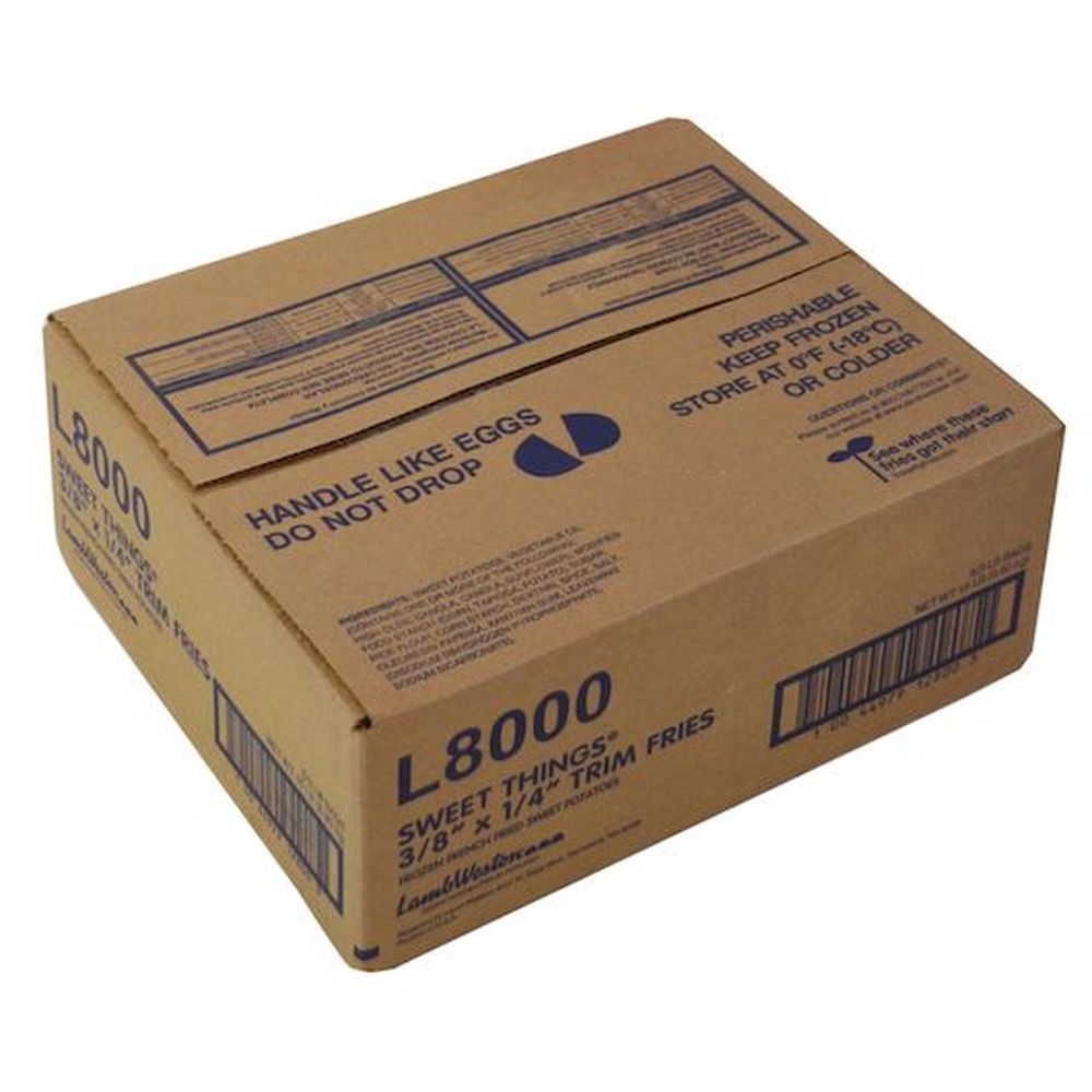 Lamb Weston Sweet Things Julienne Potato Trim Fry Snack, 2.5 Pound - 6 per case.