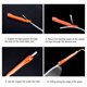 thumbnail image 5 of Herramienta portátil para aplicar láminas de cobre en vidrieras, color naranja., 5 of 5