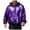 Purple, variant on Casual Hoodies for Mens Hoodies Sequin Flip Over Special Trend Hooded Long Sleeve Sweatshirt Loose Fit Party Gown Pullover Tops Red,S