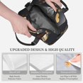 thumbnail image 3 of Uemuo Casino Cards Poker Printed Lunch Bag Lunch Box Reusable Insulated Lunch Tote Bag, Leakproof Thermal Cooler Sack Food Handbags Case High Capacity, 3 of 5