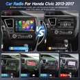 thumbnail image 2 of Estéreo de coche Naifay Android 12 de 9 pulgadas para Honda Civic 2013-2017, 2 of 7