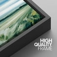 thumbnail image 4 of PixonSign Framed Wall Art Set Pastel Watercolor Sky Countryside Farmland Landscape Canvas Print Nature Wilderness Modern Art Decor Scenic Relax/Calm for Bedroom - 16"x24"x3 Panels Black, 4 of 5