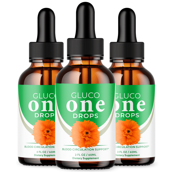Gluco One Advanced Formula Drops Natural Support Supplement GlucoOne 90 Servings
