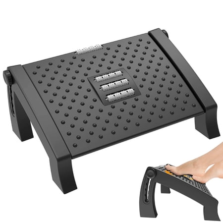 Footrest Function Footrest with Massage Function Adjustable Height Foot Stool Ergonomic ...