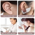 thumbnail image 4 of Pendientes DSOMHZ de plástico transparente para trabajo, 200 unidades con cierre de aretes, 4 of 7