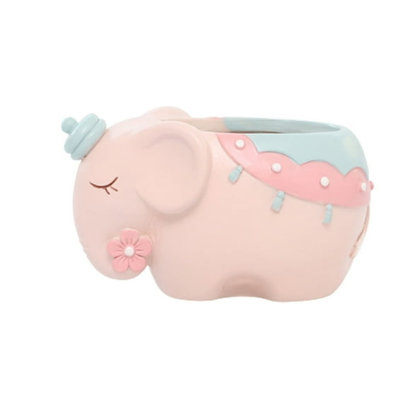 fastboy Flower Pot DIY Resin Concrete Vase Animals Shape Mold Planter Home Decoration Tools Table Desktop Figurine Decor Elephant