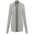 thumbnail image 1 of FashionOutfit Women's Chunky Knit Long Cardigan, 1 of 3