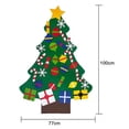 thumbnail image 2 of Conjunto de árbol de Navidad de fieltro DIY adornos desmontables, regalos de Navidad colgantes de pared para niños para decoraciones navideñas Zhivalor OTTO-2034469-1, 2 of 6