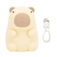 thumbnail image 2 of Luz Nocturna De Capibara, Lámpara De Guardería De Animales, Silicona Suave, Elegante Y Segura Para Niños Y Niñas Para Dormitorio, 2 of 7