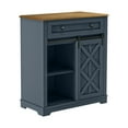 thumbnail image 5 of FESTIVO Rustic Chic Wine Cabinet with Glass Holder & Wine Rack - Haze Blue, 5 of 10
