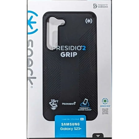 Speck - Presidio2 Grip Case for Samsung Galaxy S23  -Black