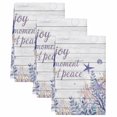 thumbnail image 2 of Purple Starfish Coastal Kitchen Towels Set of 3, Nautical Coral Ocean Wooden Absorbent Dish Towels for Kitchen, Microfiber Hand Towel, Quick Drying Tea Towel for Cleaning Decorative Dishcloths, 2 of 7