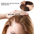 thumbnail image 4 of Invisible Hair Extensions Tape,1.57x0.3inch Double Sided Hair Tapes,QZS Portable Hair Extension Supplies for Indoor and Outdoor use,White, 4 of 6