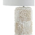 thumbnail image 7 of JONATHAN Y Rosette 28.5" Seashell/Resin/Crystal LED Table Lamp, Cream, JYL1006A, 7 of 7