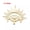 All Seeing Eey, variant on 6X Brass Celestial Moon Sun Star Charms All Seeing Eye Pendant Diy For Jewelry-Moon Sun