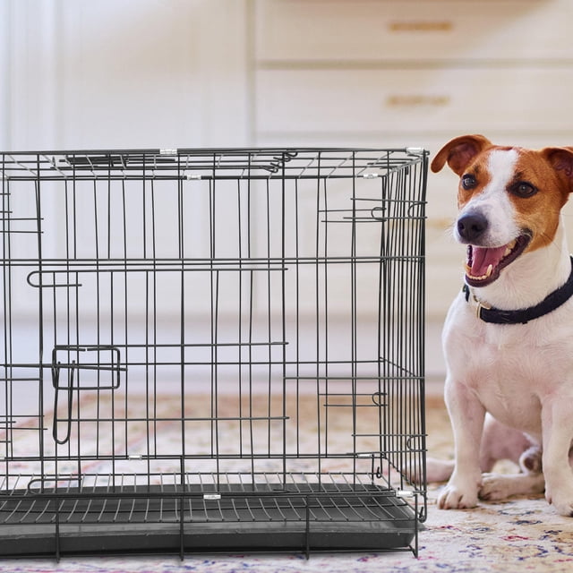 UPOUART Cat Cage Iron Collapsible Ventilation for Pet Resting 1Pcs