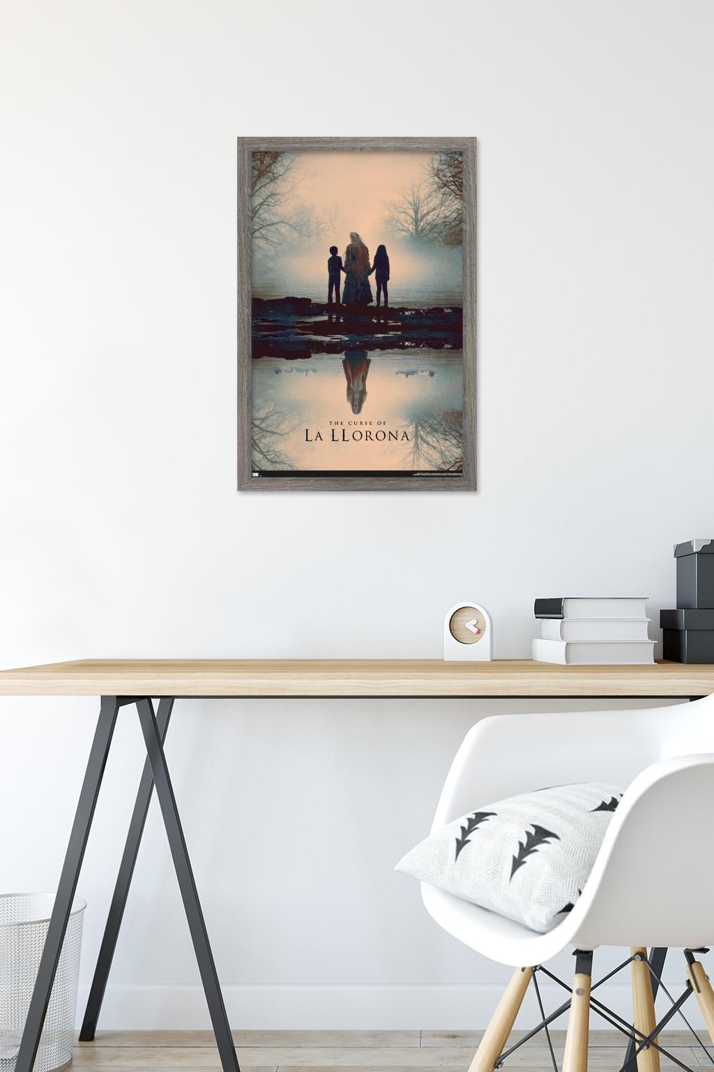 The Curse of La Llorona - Pond Wall Poster, 14.725" x 22.375", Framed