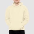 thumbnail image 6 of Boys Hoodies Solid Color Winter Hoodie for Boys Kids Clothing Warm Long Sleeve Sweatshirt Coat, 6 of 6