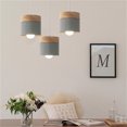 thumbnail image 4 of Hanging Pendant Light Plug In Nordic Style Dining Room Metal Green Swag Lamp Pendant Light Plug In, 4 of 4