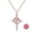 Rose gold, variant on S925 Sterling Silver Cross Pendant Necklace with Zircon, Birthstone cross necklace for Women Cross Chain Jewelry Gifts