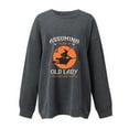 thumbnail image 3 of WXLWZYWL Halloween Sweatshirts for Women 2024 Witch Sweatshirt On A Dark Desert Highway Cool Wind In My Hair Long Sleeve Top, 3 of 3