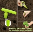 thumbnail image 3 of Ziynglg Garden Grip Ergonomic Solid Plastic Bulb Planter Tool for Gardening,Transplanting,Vegetable and Flower Planting,Weeding and Loosening, 3 of 5