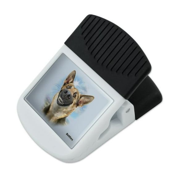 German Shepherd Dog Selfie Refrigerator Fridge Magnet Magnetic Hanging Hook Note Snack Clip