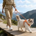 thumbnail image 4 of Escape Proof Cat Harness And Leash Adjustable Soft Mesh Vest With Reflective Strips For Walking, 4 of 4