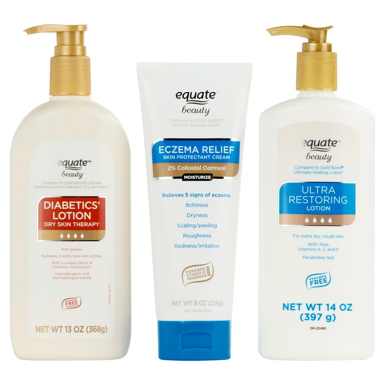 Equate Ultra Restoring Lotion, 14 fl oz, Compare to Gold Bond