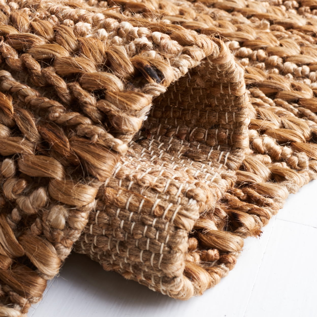 SAFAVIEH Natural Fiber Caymen Braided Jute Area Rug, Natural, 5' x 8'