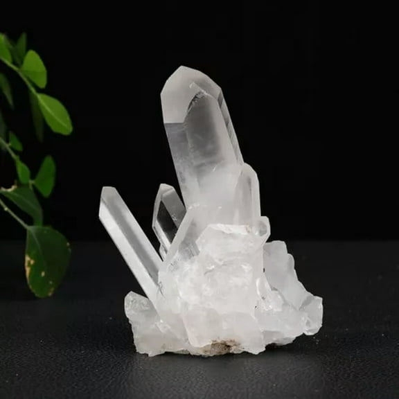 K-KED 50-150g Natural White Clear Quartz Crystal Cluster Mineral Rock Stone Healing-White Clear Quartz 50g