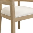 thumbnail image 6 of GDF Studio Contemporary Dining Chairs with Rattan Round Backrest & Natural Wood Frame, Set of 2, 6 of 8