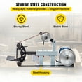 thumbnail image 4 of KFFKFF 1500W 2HP Metalworking Belt Sander Grinder, 2" x 82" Adjustable Speed, 3-in-1 Sander Polisher with 3 Grinding Moulds & Flat Platen Tool Rest, Ideal for Knife Crafting, 4 of 9