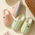 thumbnail image 4 of NOKIO Slippers for Women Soft Fuzzy Bedroom Shoes Comfortable Plush Home Slippers Winter S𝗅ip On Indoor Slides Casual Warm F𝗅u𝖿𝖿y Slipper Closed Toe Bedroom Shoes, 4 of 6