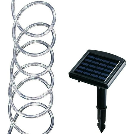 Hampton Bay Rope Light Landscape Solar Powered 16 ft Clear Outdoor LED White