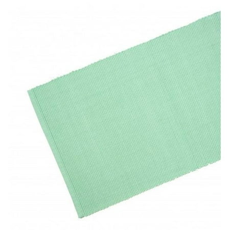 

13 x 54 in. Ribbed Table Runner Lime Green