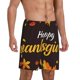 thumbnail image 2 of Balery Happy Thanksgiving 1 Pantalones cortos de pijama de punto de algodón para hombre con cinturilla y bolsillos-4X-Large, 2 of 6