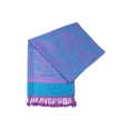 thumbnail image 5 of Sakkas 70" x 28" Paisley Self-Design Pashmina Shawl / Wrap / Stole - Turquoise / Purple - One Size, 5 of 5